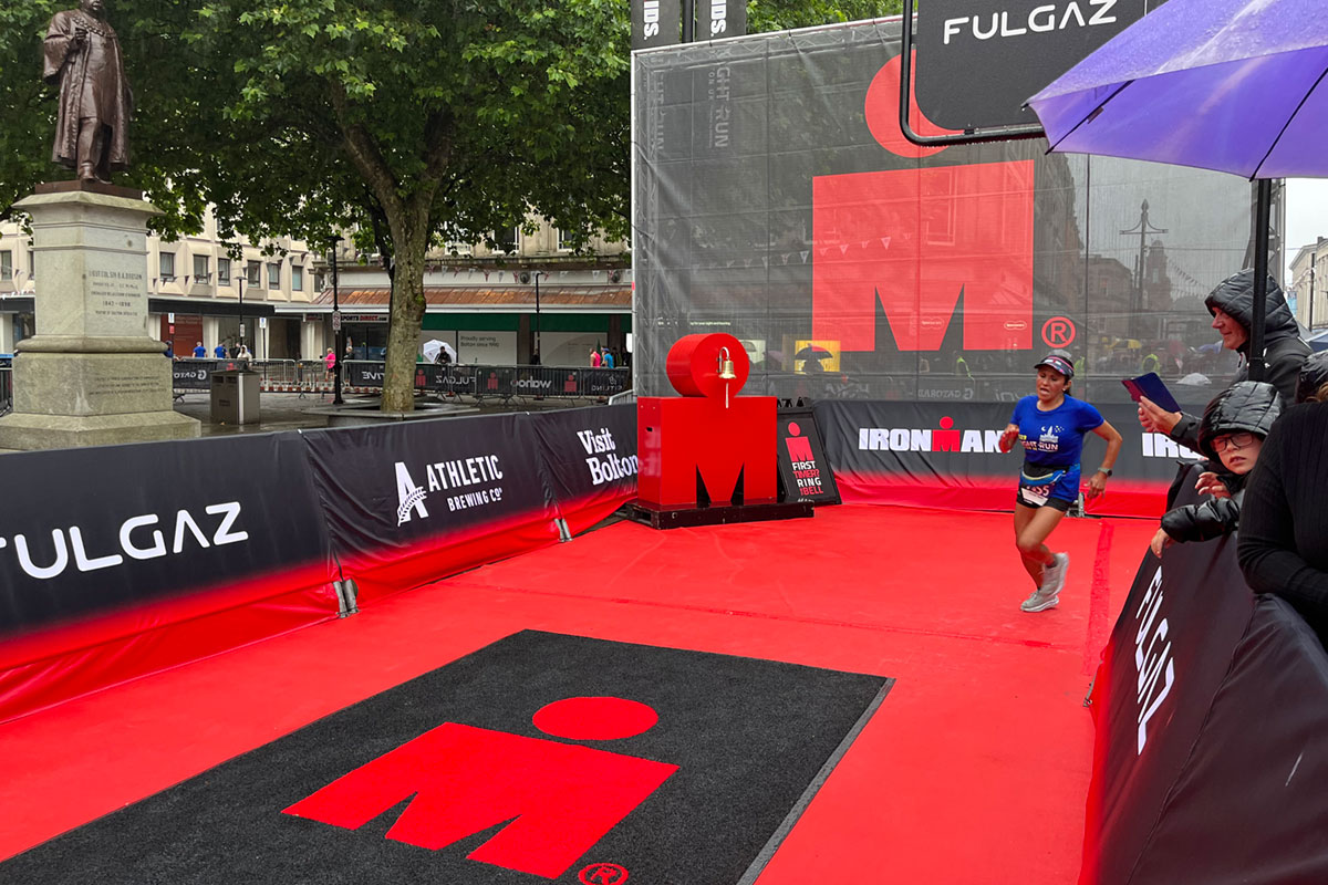 View of the last corner of Ironman Bolton 10k