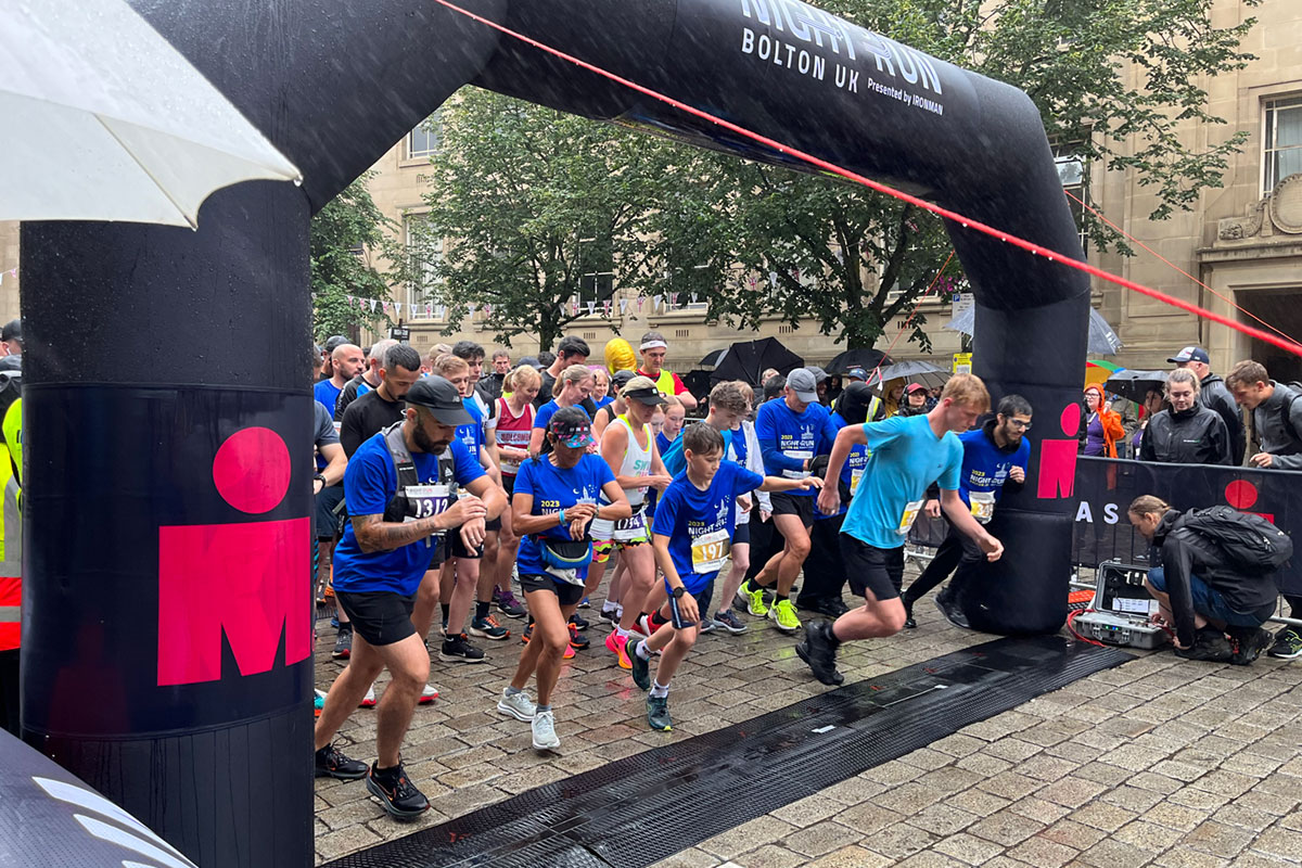 Start line of Ironman Bolton 10K